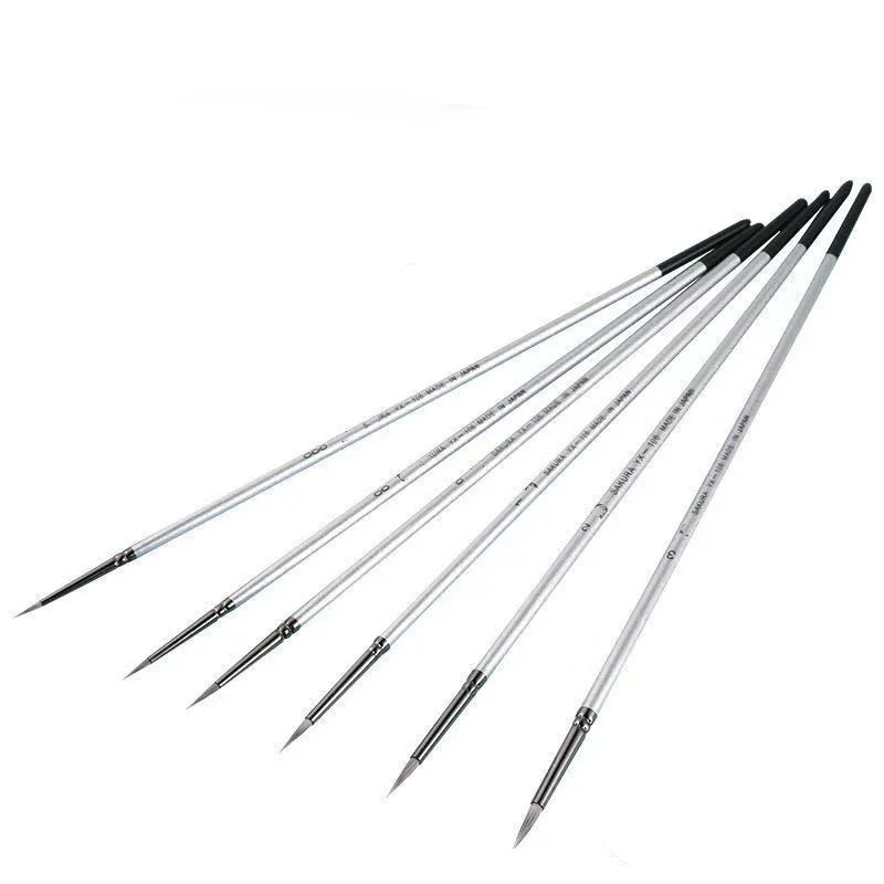 JPS OEM Sakura Nylon Hook Line Pen Gouache Watercolor Hook Line Stroke Manicure Pen