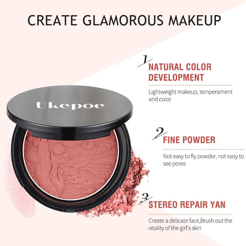 Mineral Vegan Powder Foundation Face Powder Matte relief Foundation Makeup Blusher