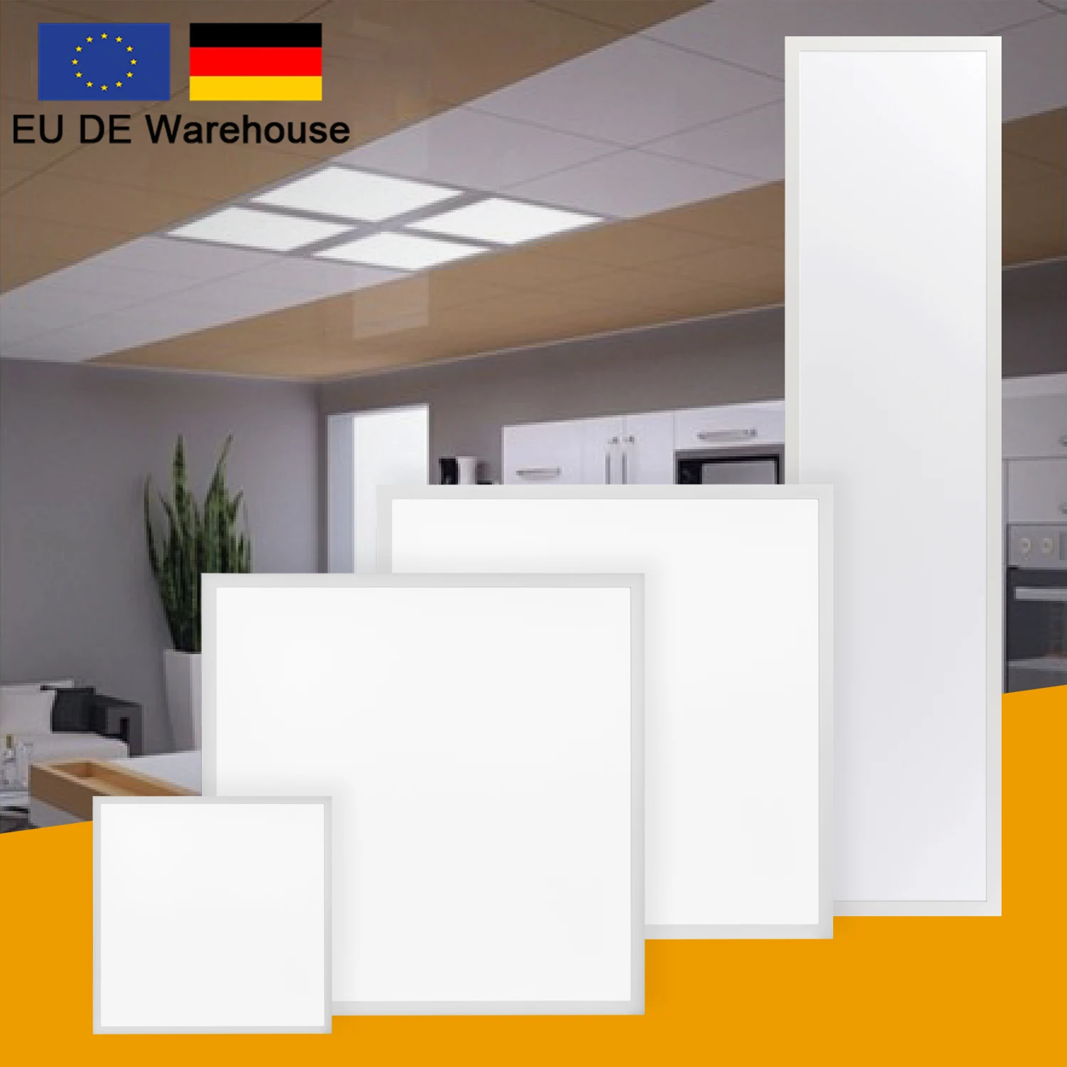 Stock In Germany Warehouse Waterproof Led Panel Recessed 36w 62x62 60x60 Led Panel Light With IP54 Driver
