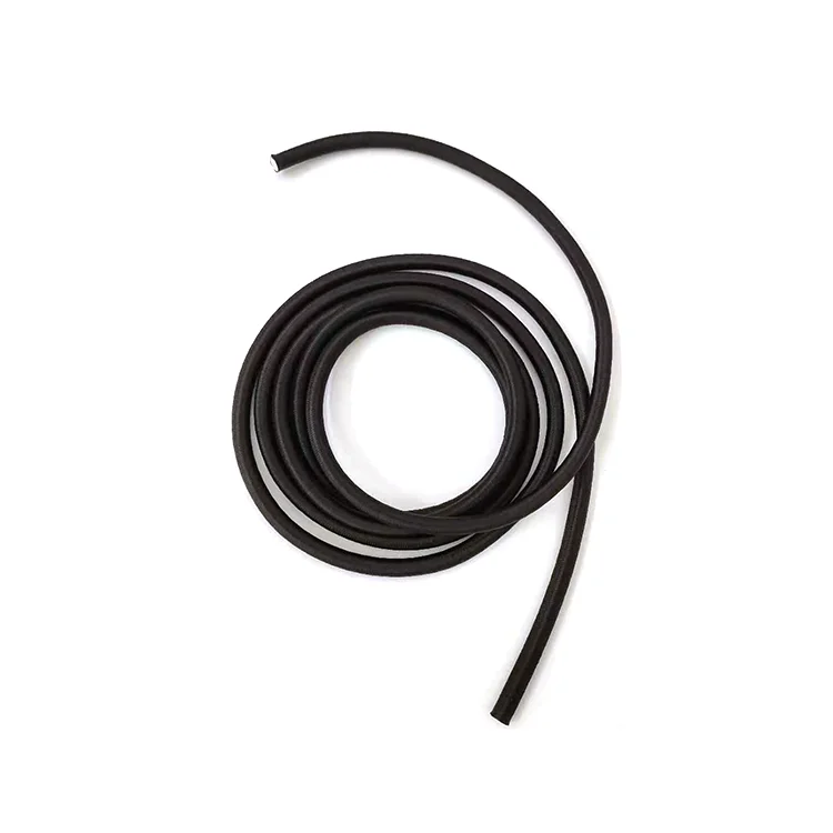 
Hot Sale Factory Direct Price Strong Tension Black Round Elastic Rope 