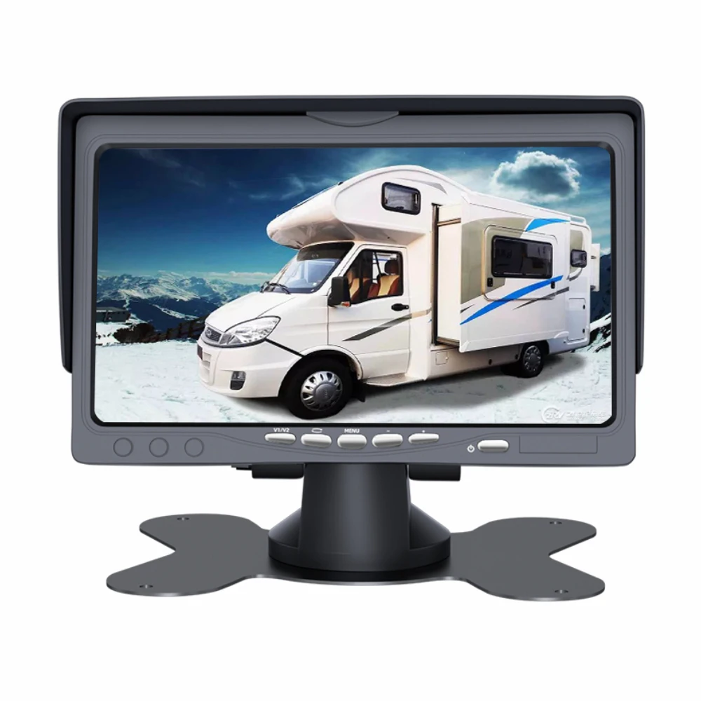 7 inches TFT LCD Color Monitor Portable Headrest Backup Camera screen 12 volt with AV Input
