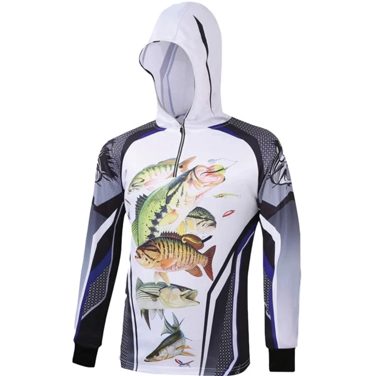 Custom sportswear clothes quick dry anti uv long sleeve shirt fishing jersey wear , mens clothing, sublimation fishing jacket