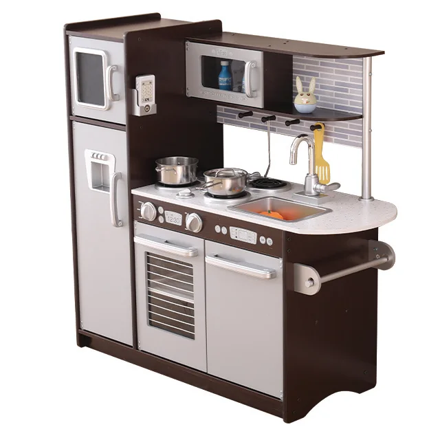 Popular Children Pretend Play Wooden Kitchen toy for kids