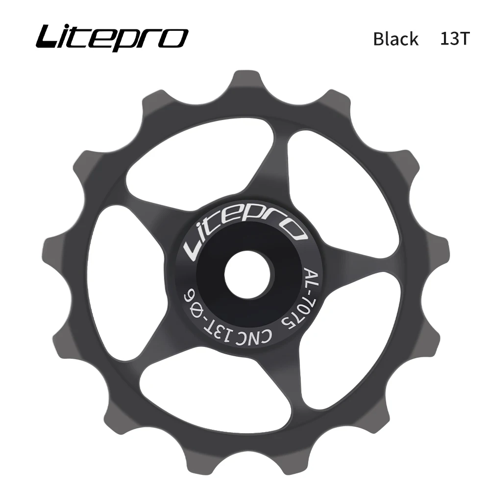 Litepro 11T 13T MTB Mountain Road Bikes Bicycles Rear Derailleur Pulley Roller Bearing Jockey Wheel Parts