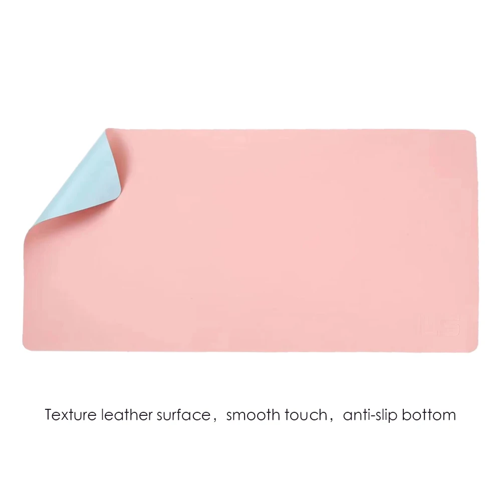Factory Direct Hot Sale Eco-friendly Waterproof Oilproof Extended Leather Gaming Keyboard Mat PU Mouse Pads
