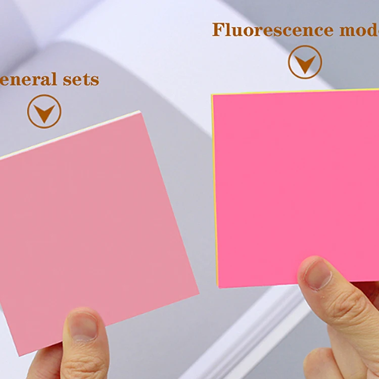 Custom Shape 3D Paper Memo Pad Round  color notepad Logo Sticky Notes