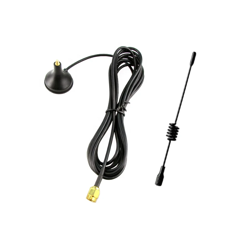 GSM GPRS Antenna 3dbi OMNI Aerial Magnetic Base 3 Meters Cable SMA Omni-directional Antena