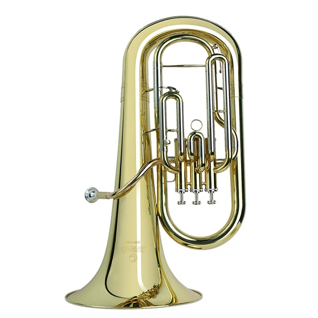 
Factory Price JinBao JBBR-1220 Lacquer Brass Bb Flat Euphonium Compensating 