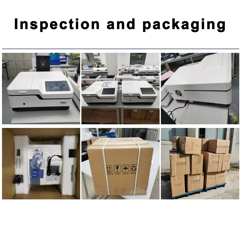 Factory Direct Sale uv-visible spectrophotometer uv-vis laboratory DNA dual beam nanodrop portable uv/vis spectrophotometer
