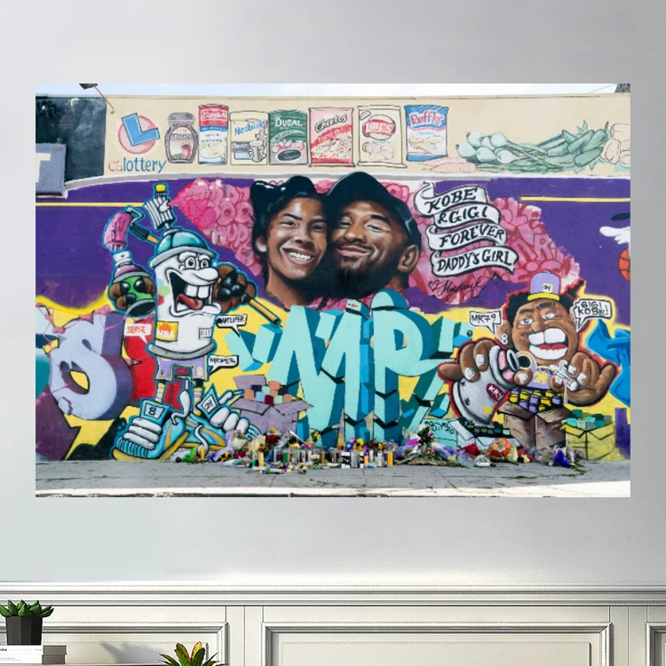 Decoration Wall Art Craft Graffiti Oil Painting Canvas Modern Abstract Wall Art Street Graffiti Oil Canvas Painting