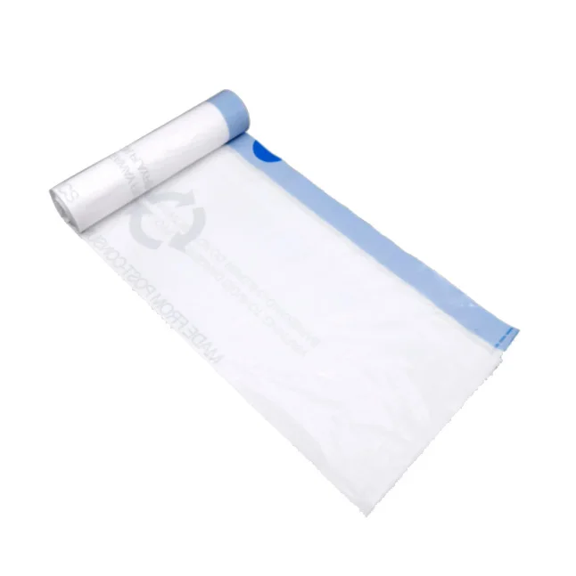 Customized heavy duty plastic bag package waste garbage plastic rubbish bag in rolls medium size
