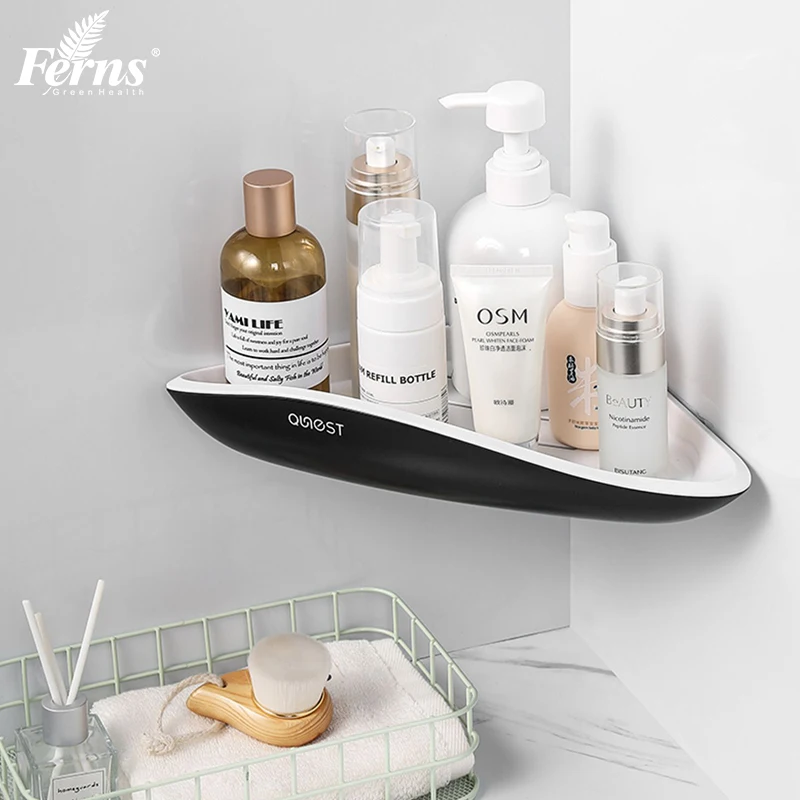 Bathroom Storage Wholesale Shower corner caddy rack Plastic wall hanging bath shelf