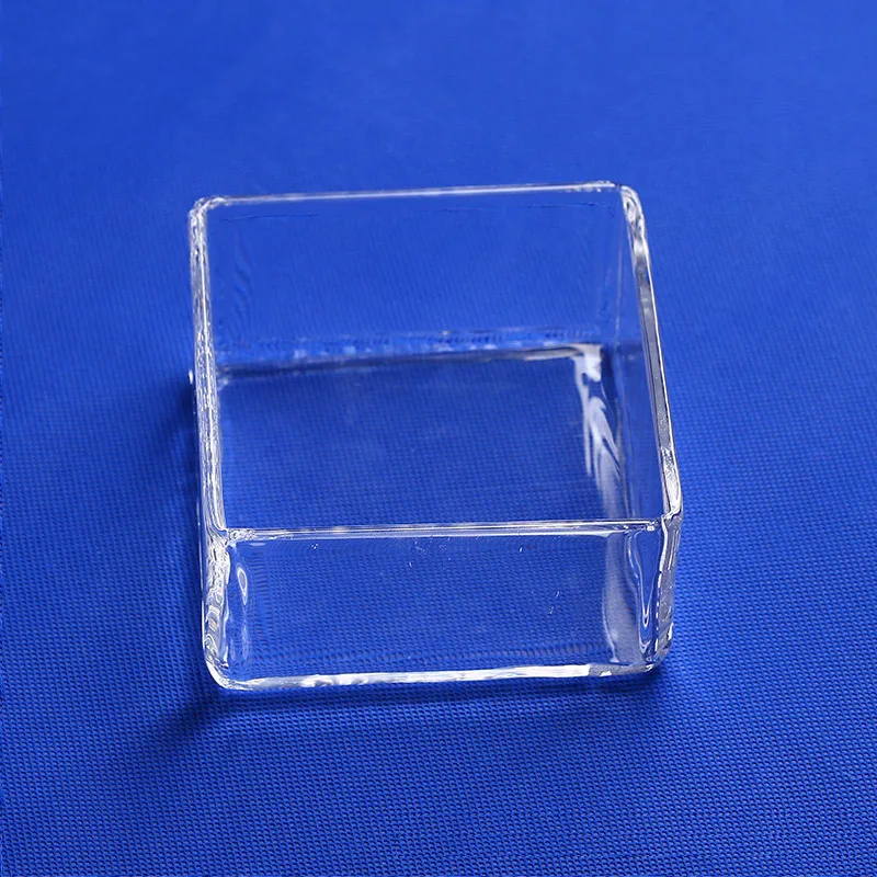 transparent quartz glass test tube