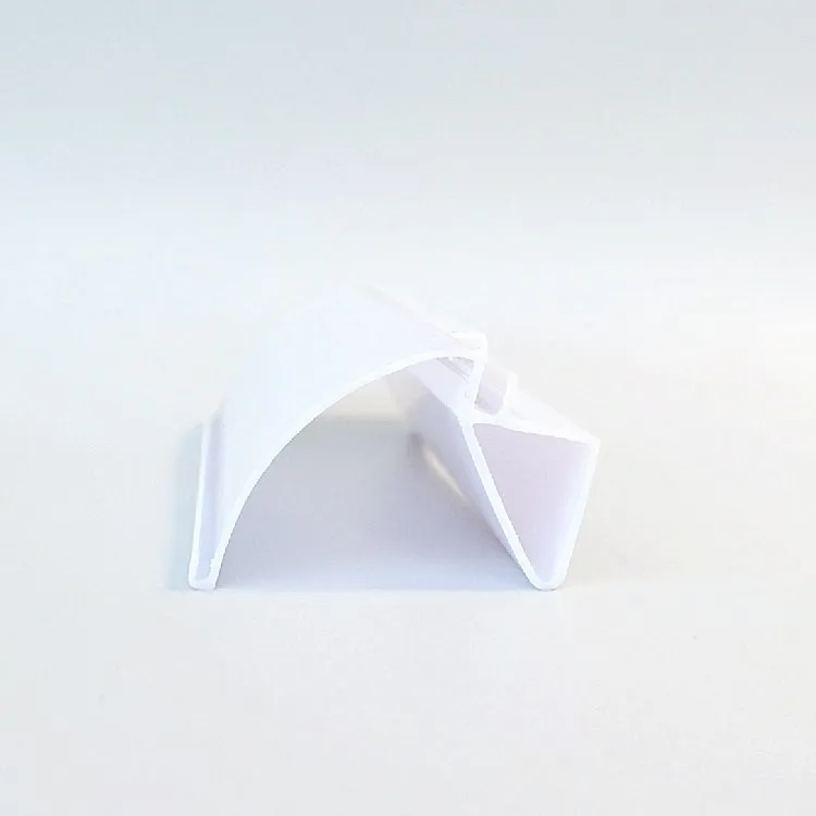 plastic profile extrusion Price Teg Plastic Profile Label Holder For Led