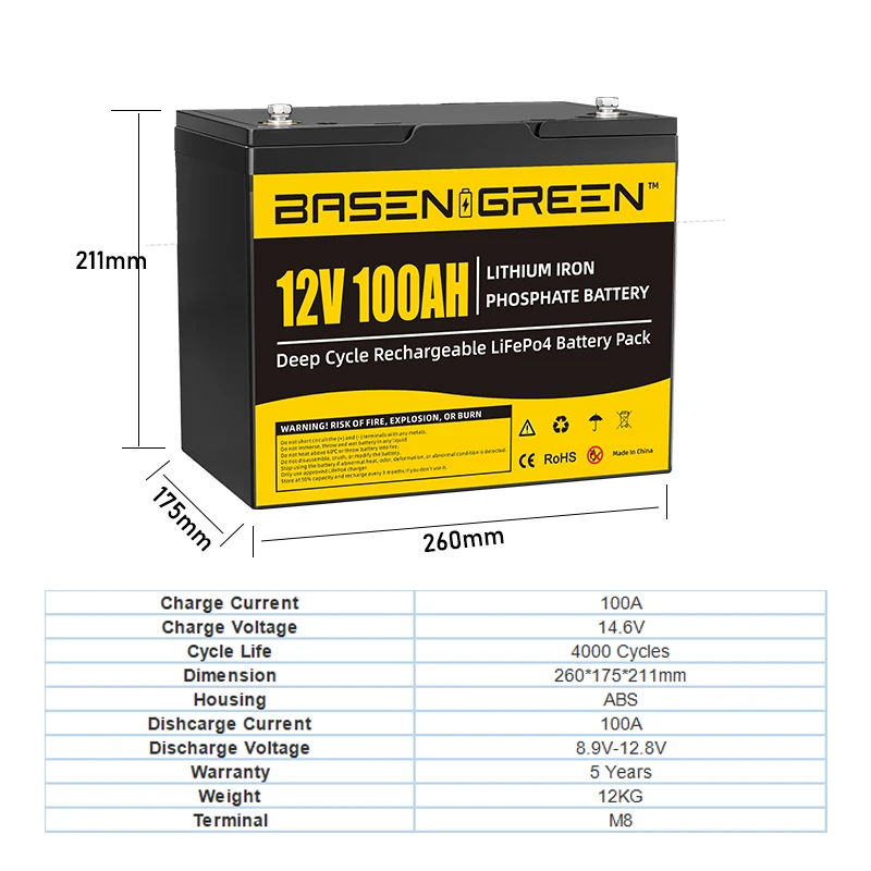 Lithium battery pack OEM ODM solar Batterie lifepo4 12v 100ah 200ah 300ah With APP Control
