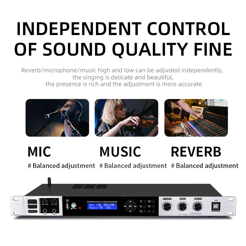 Professional Processor DPS-990 Karaoke System Sound Effector Digital Audio Processor