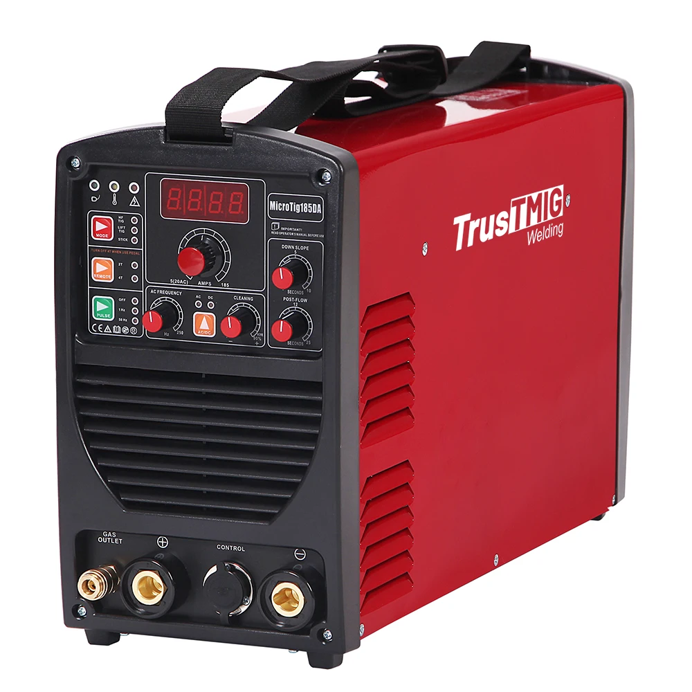 Portable IGBT Inverter 200A AC DC TIG Welder Aluminum TIG Welding Machine with 2T 4T and Remote Control