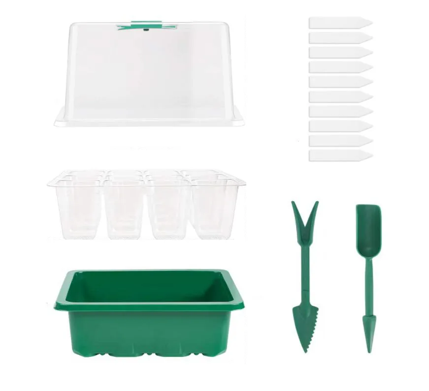 Wholesale Black Long Duration, Time Plant Seedling Tray for Green house plastic Ecological farm flower Plant Seed tray/