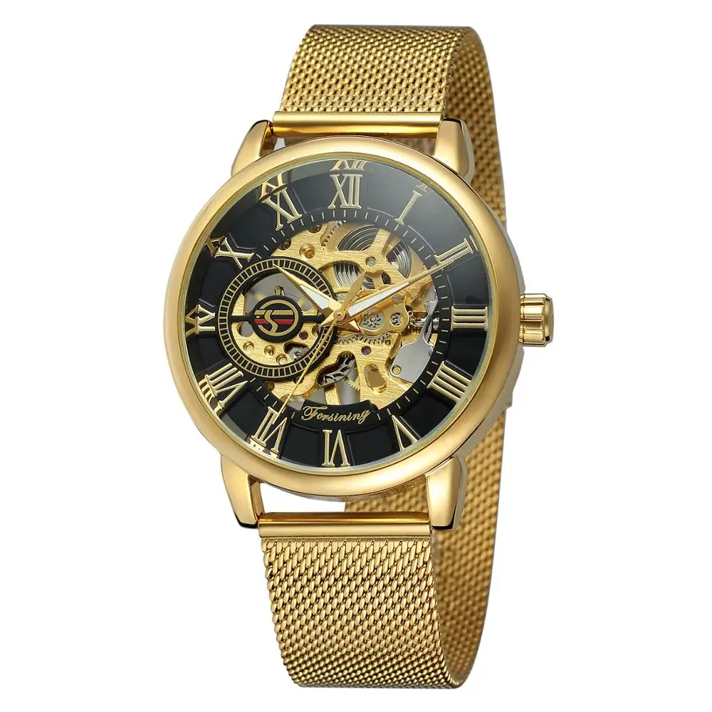 Top Selling FORSINING Classic Cheap Mechanical Skeleton relojes hombre China Manufacture Mens Watches