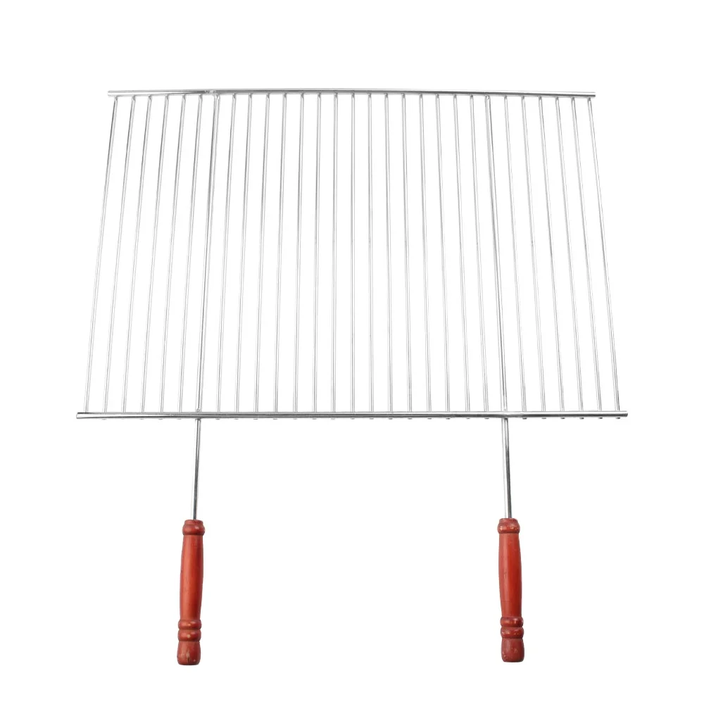 Outdoor Camping Portable BBQ Rack BBQ Grill Basket with Handle