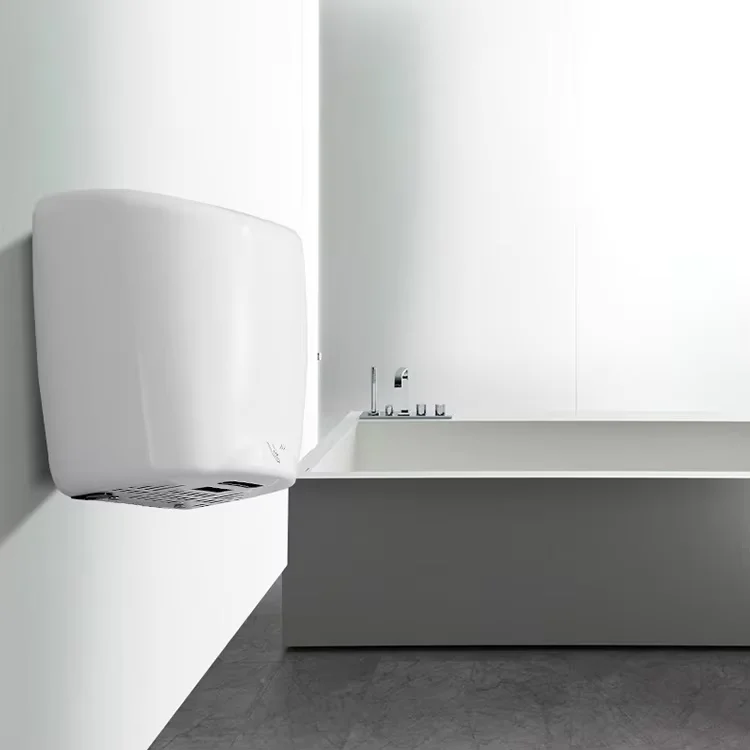 Mini hand Dryer Wall Mounted Stainless Steel High Speed Drying Temperature adjustable dryer