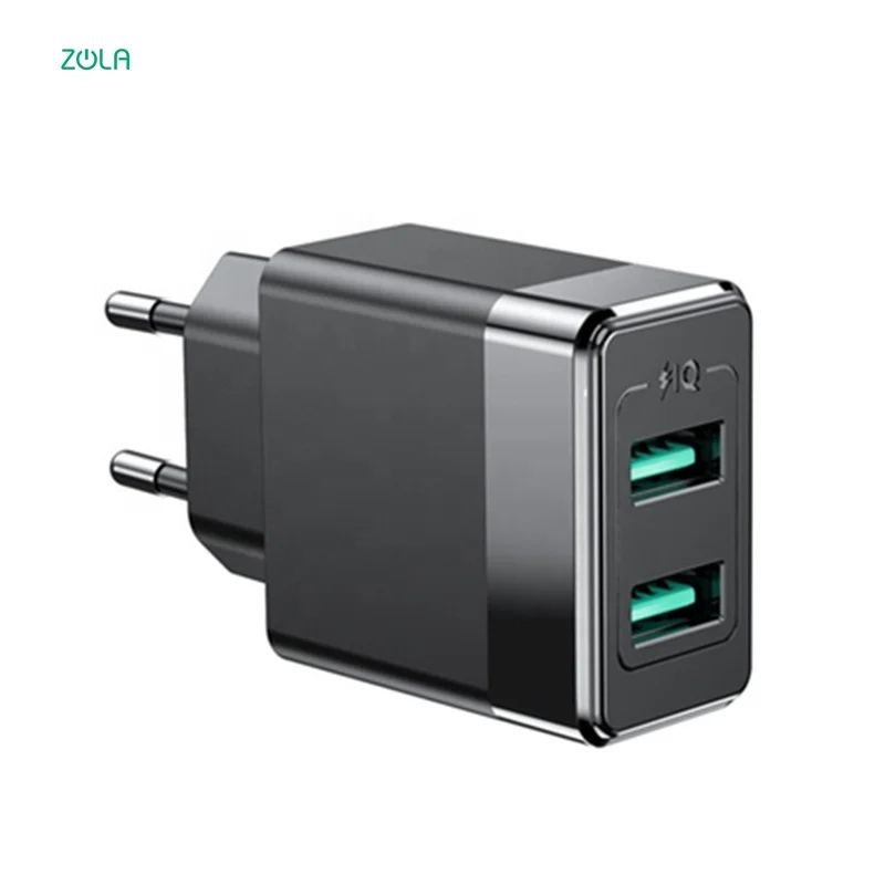 
10W EU Plug Multi Protection 5V 2.1A Quick Speed RoHS Fast Mobile Phone Charger 