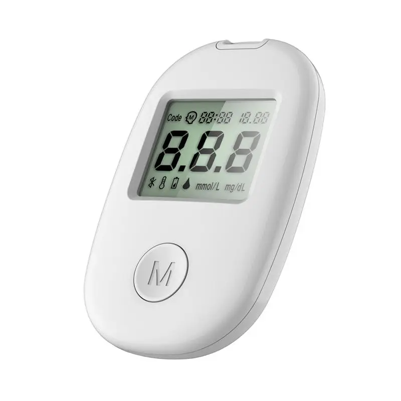 Medical Blood Glucose Meter with Test Strip and Blood Collection Needle for Elderly People House-Service Detector Tester