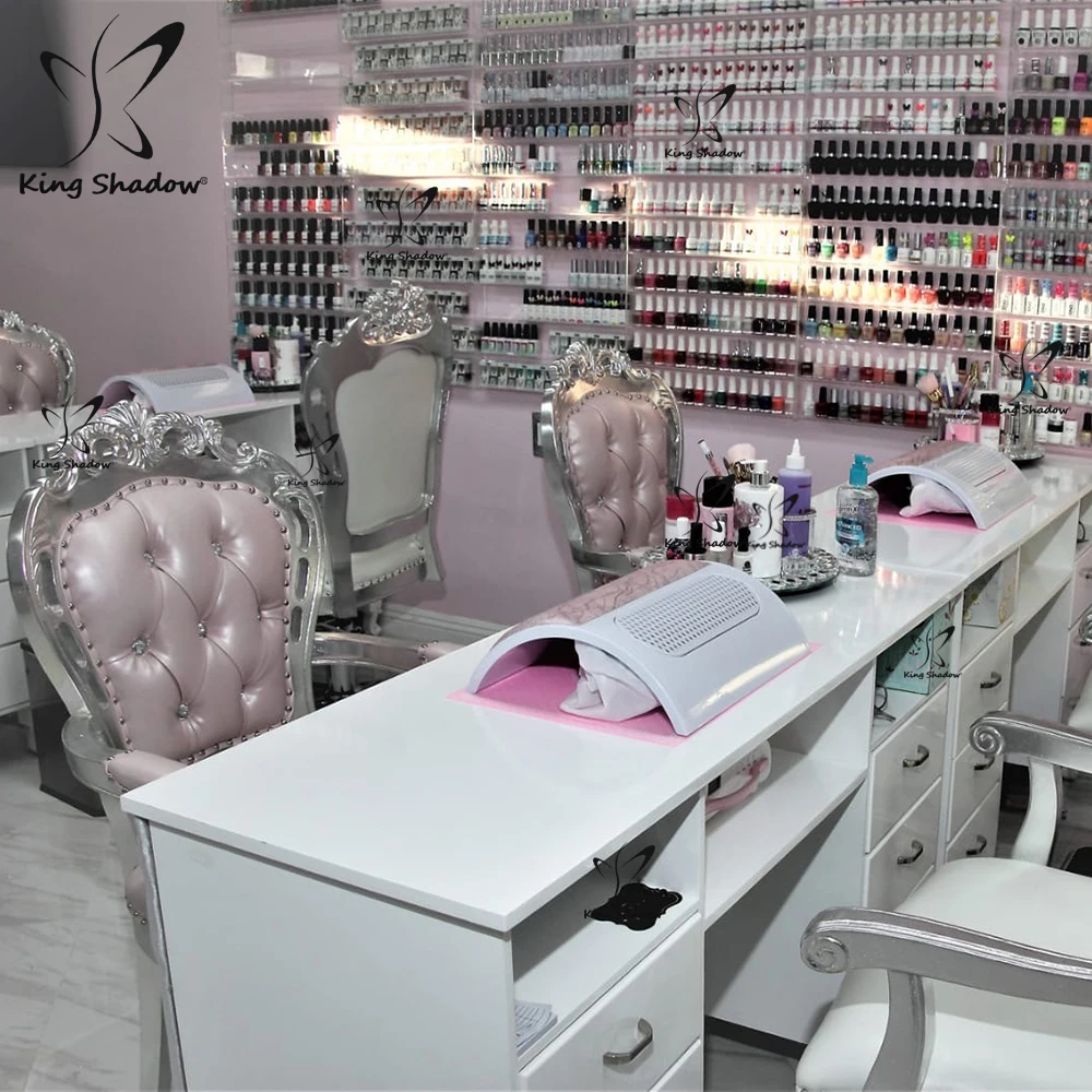 Hot selling salon furniture nail salon table nail manicure table for use salon