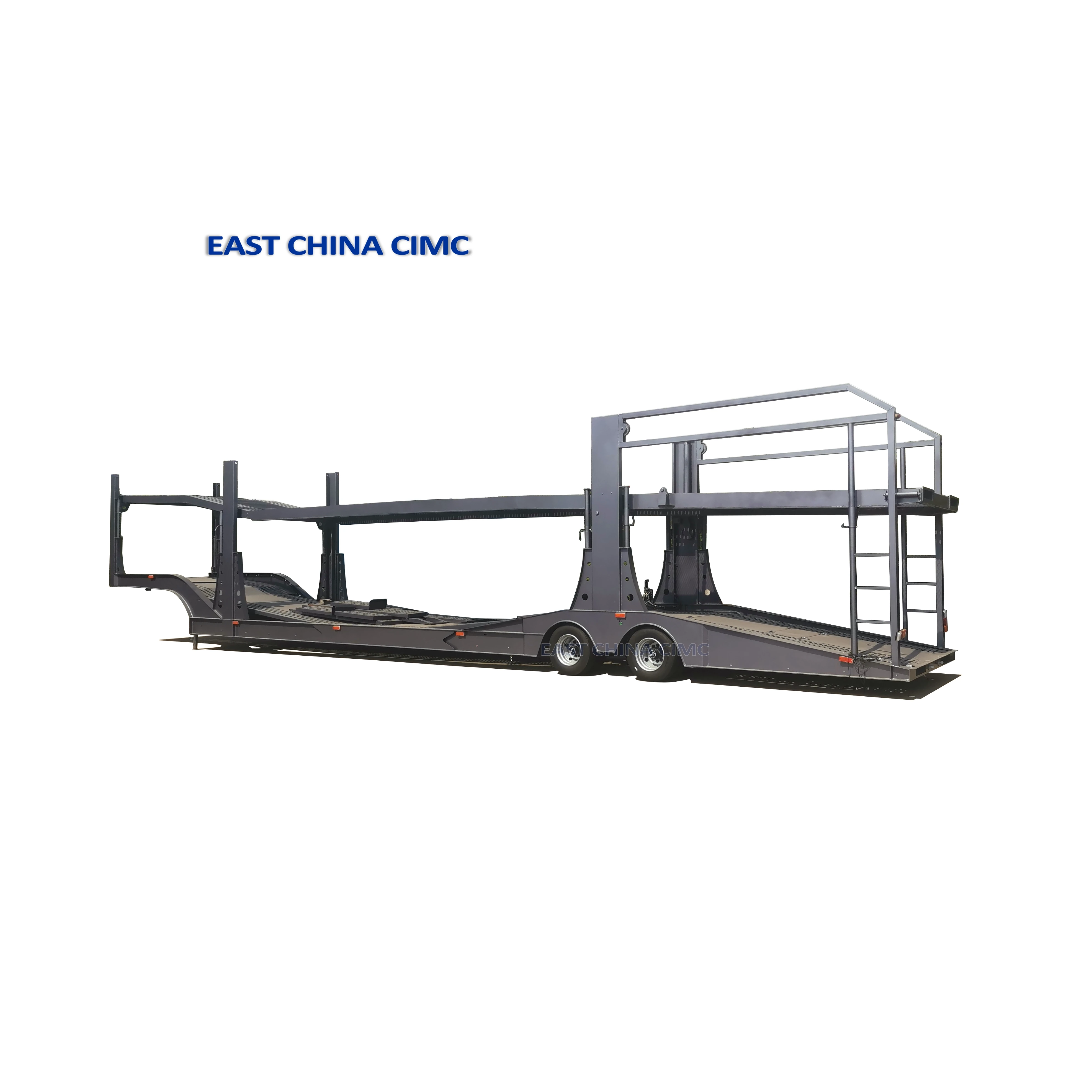 2-3axles Double Deck Auto Car Carrier Semi Truck Trailer for 6-10 Cars Transport