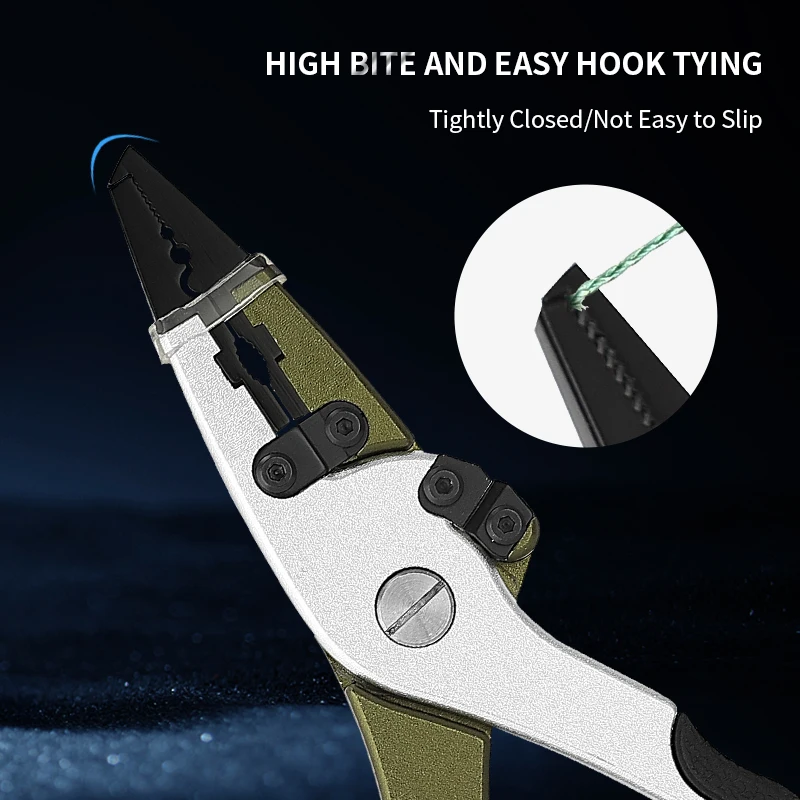 Bending Stripping Lock Wire Fishing Pliers High Quality Custom Colorful Stainless Steel Fishing Pliers