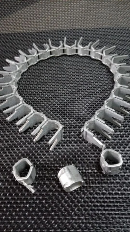 Clinching clips CL-37 m87 size for razor wire production