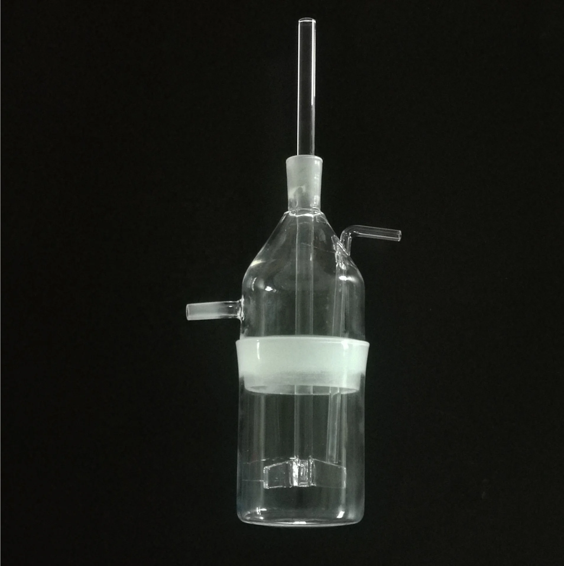 Corrosion Resistant High-temperature High Quality Quartz Glass Flask Reactor with Stirring Rod