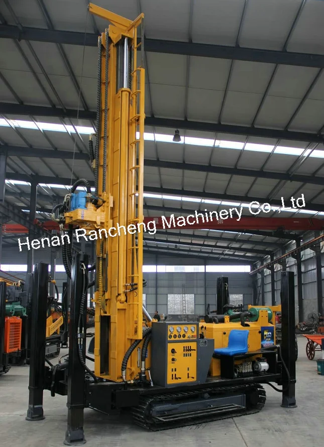 2024 Best Selling Max Depth 680m Crawer Mounted Hydraulic Water Well Drilling Rig Machine in stock