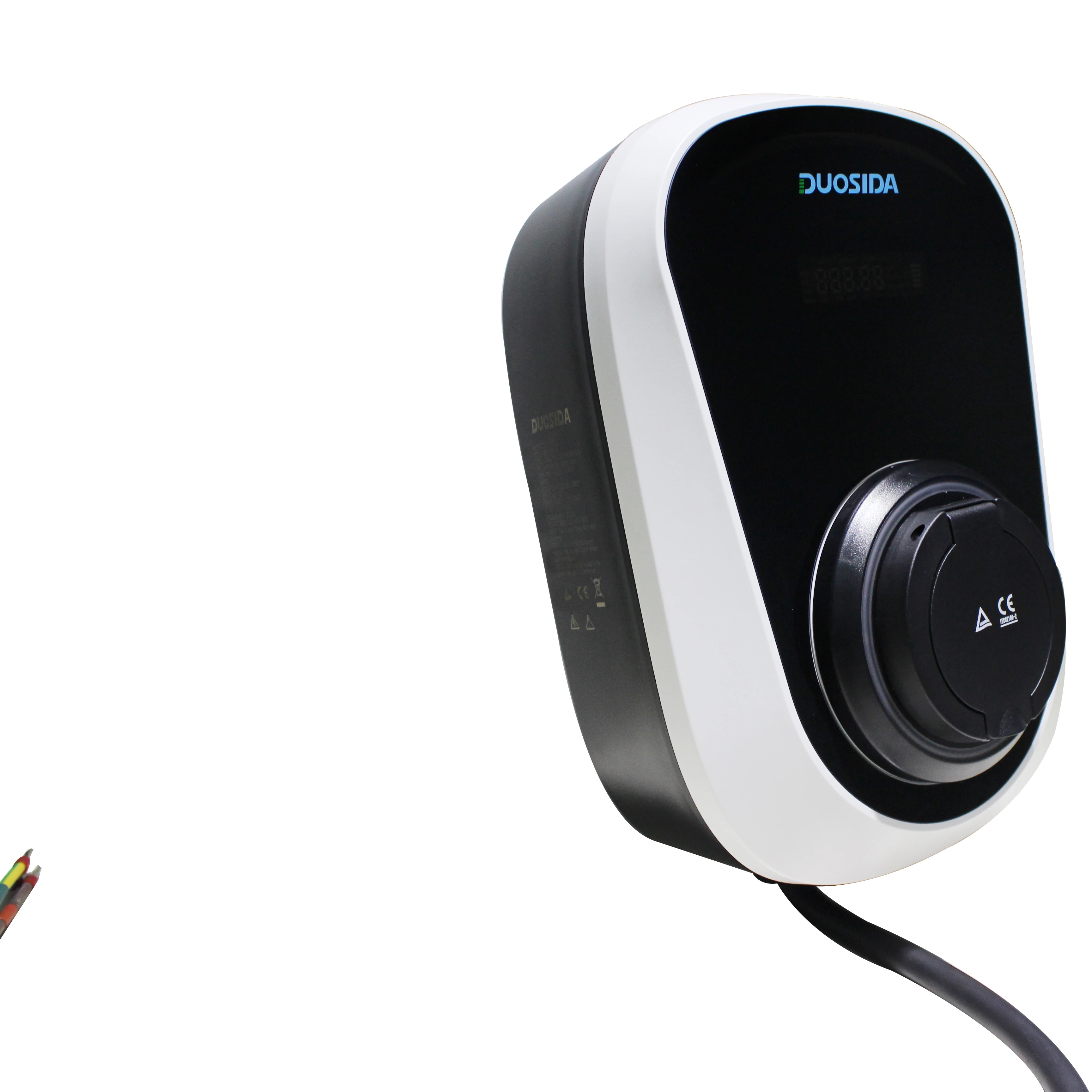 1-фазный 32Amp 7kw зарядная Wallbox EVSE зарядное устройство для дома паяльная станция с Тип 2 вилкой для электрического автомобиля