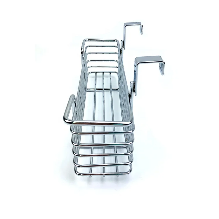 Metal Wire Basket Over The Cabinet Door Organizer Holder Grid Hanging  kitchen and bathroom Storage Baskets