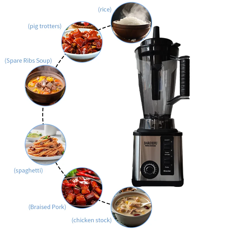 Commercial Juicer Blenders 3L 3-in-1 Blender Home Kitchen Multifunction Blender Mixer Juicer