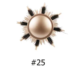 Round Boar Bristle Styling Hair Brush Straightener Ceramic Straightening Brush Round Ionic Hair Brush