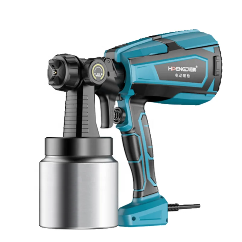 110V/220V High Pressure Electric Spray Gun Painting Compressor Machine Airless Latex Paint Sprayer Adjustable Flow Control  1L