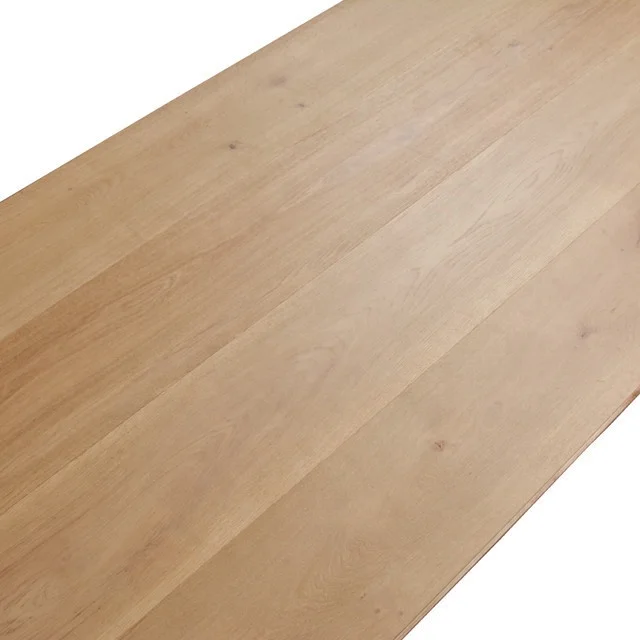 
smooth light color oak timber floating floor for sale 