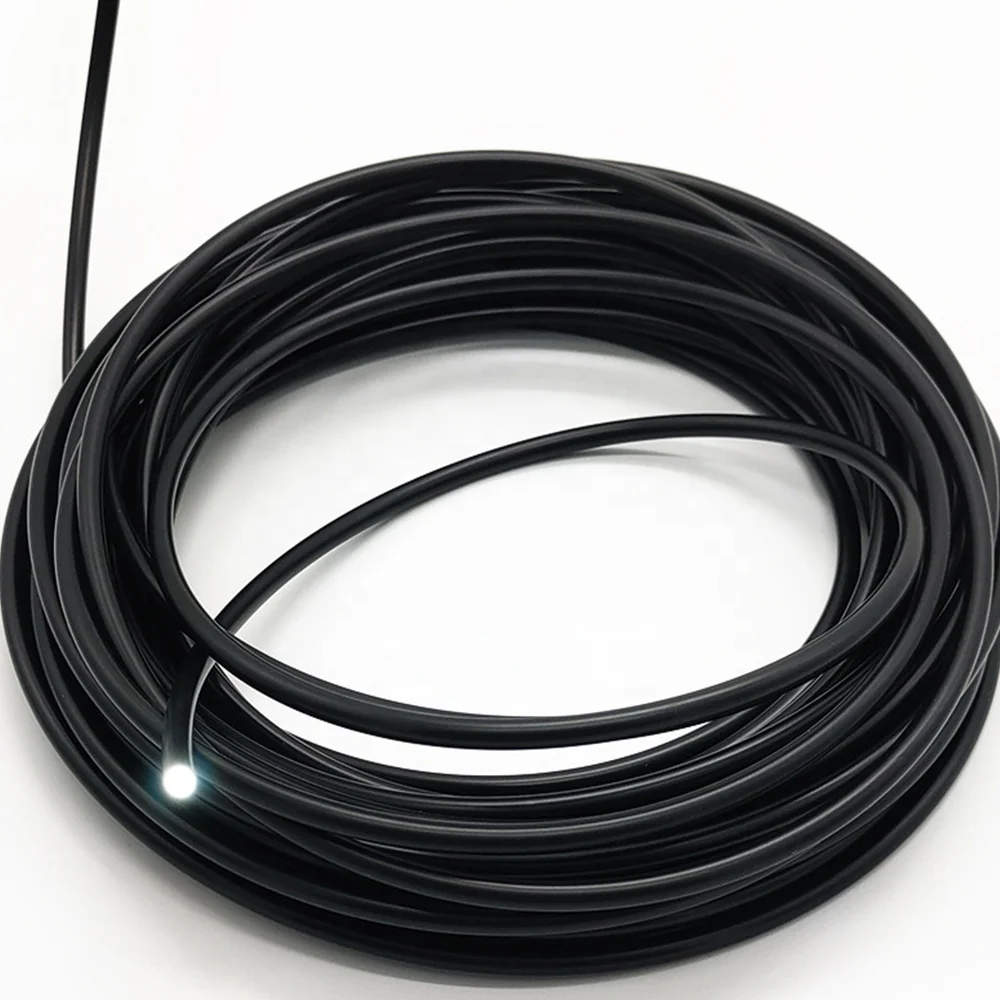 Customized 1.0mm PMMA optic fiber core coated 2.0mm PVC jacket fiber optic cable pool light