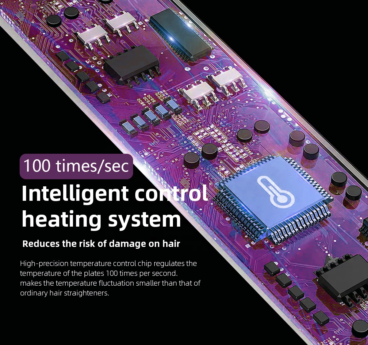 Five Plus Custom Logo Titanium Flat lron Hair lroning Clips 2 IN 1 High Quality Portable Curling Straightening Hair Straightener