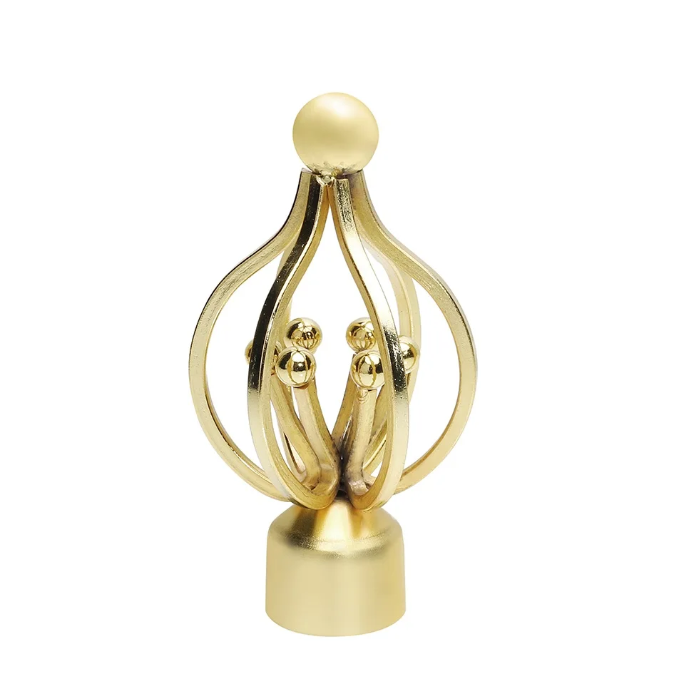 Windows Curtain Rod Accessories 25mm Steel Curtain Rod Curtain Finials with Cheap Price Poly Resin Metal Iron