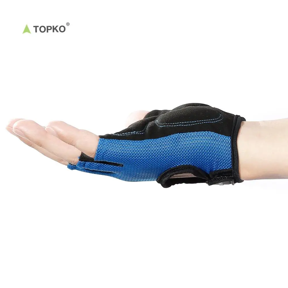 
TOPKO exercise with wrist support weight lift fitness gym sports gloves 