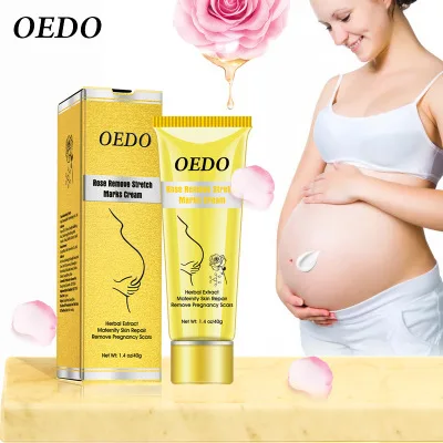 
OEDO Body Stretch Marks Treatment Natural Rose Pregnancy Scar Remvoal Cream 
