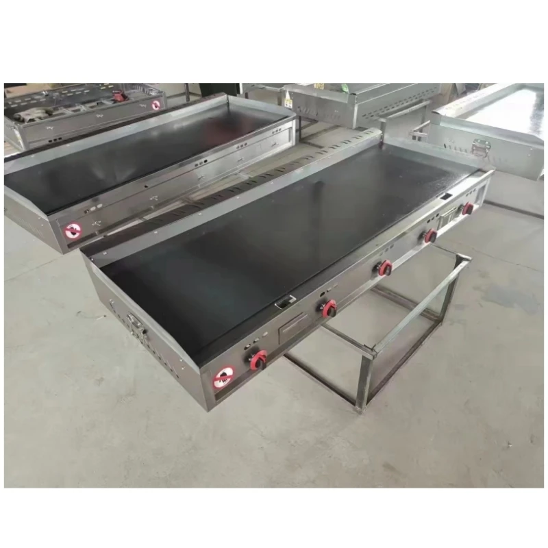 Heavy-Duty Stainless Steel Gas Baking Pan Machine Top-Selling Table-Top Device for Hotel Amenities