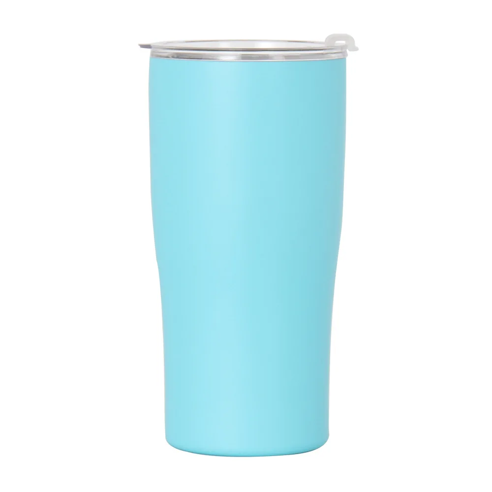 20oz coffee tumbler stainless steel double wall vacuum Insulated Thermos with Splash Proof Lid and Straw mugs cups