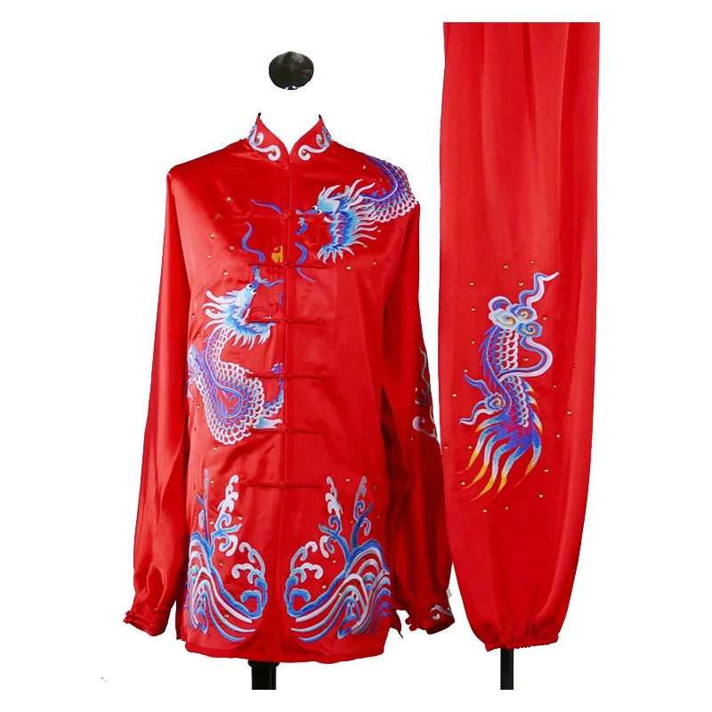 Custom Logo Kung Fu Martial Arts Tai Chi Shoes Deluxe Hand Sew Embroidery Shaolin Kung Fu Uniform