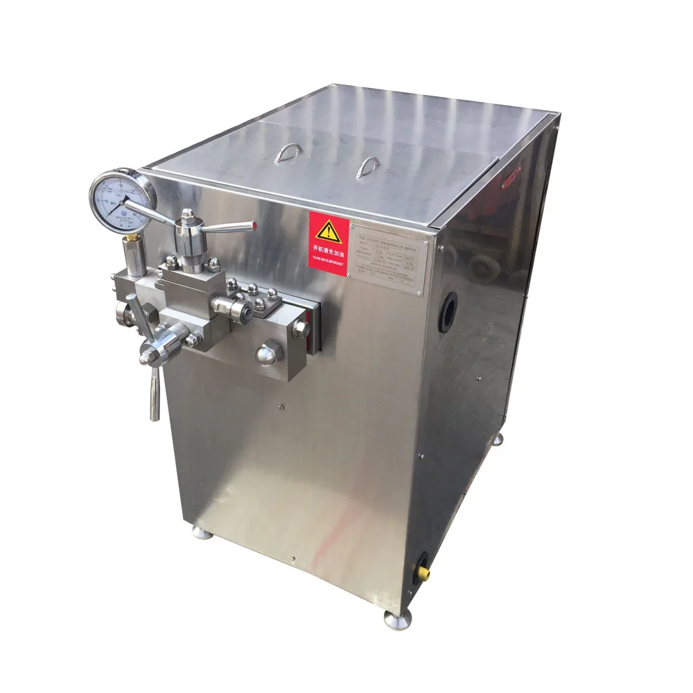 Hot sale small scale homogenizer high pressure milk pasteurizer and homogenizer