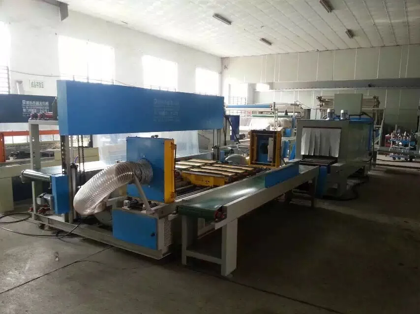 Shrink fabric Wrapping Machine.textile packaging equipement/machine equipment for textile