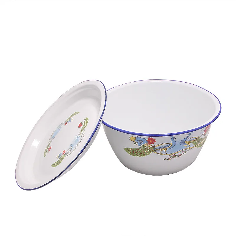 Fine Quality China Manufacturer   Casserole Pot  Cover Setenamel Enamel Finger Bowl
